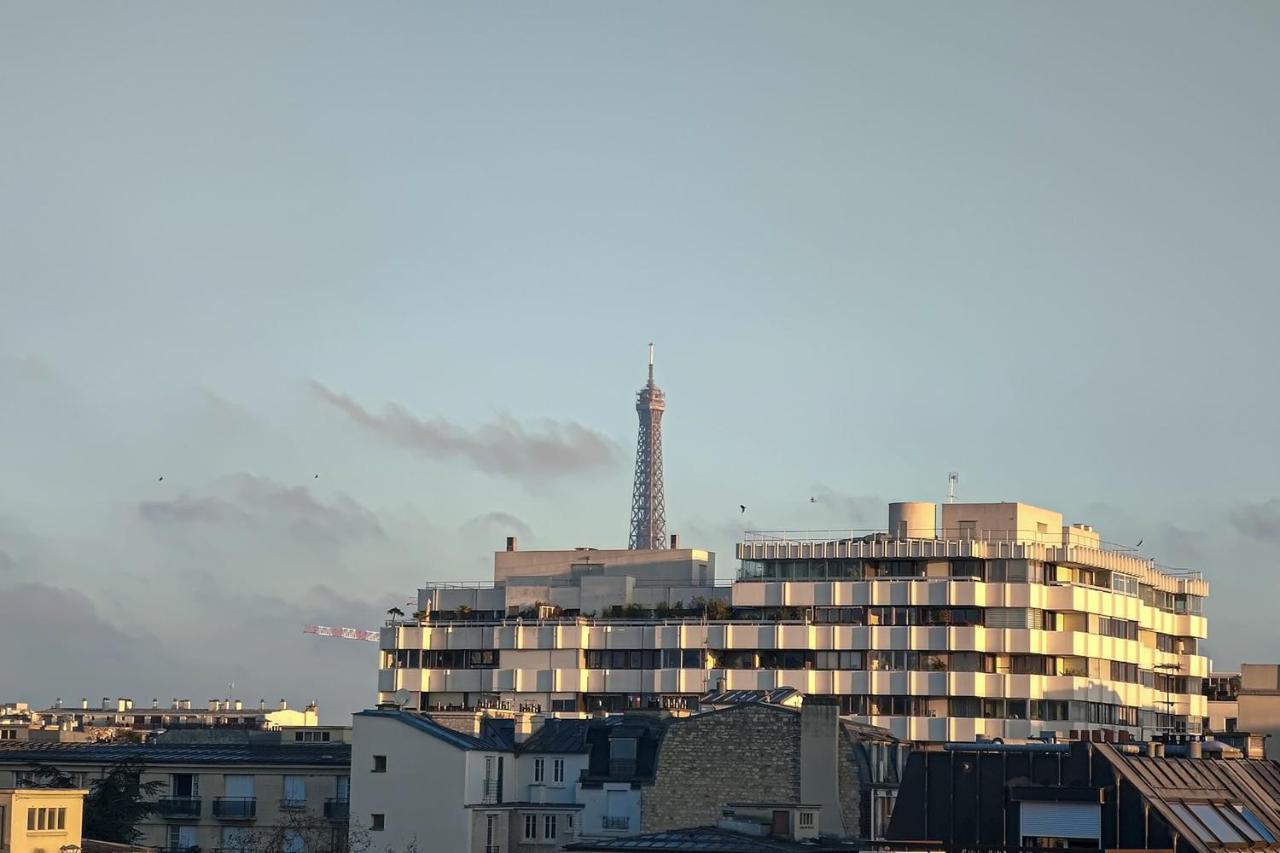 Beautiful And Bright Appt With Eiffel Tower View Apartment Paris Ngoại thất bức ảnh